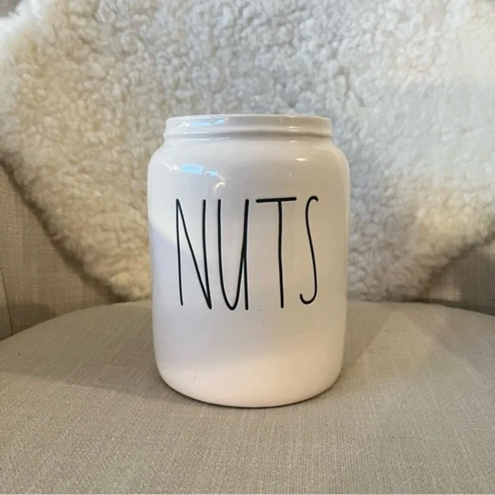 Rae Dunn NUTS Canister - no lid - Limited Edition 2020